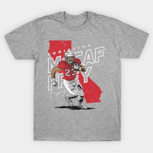 Christian McCaffrey San Francisco Player Map T-Shirt